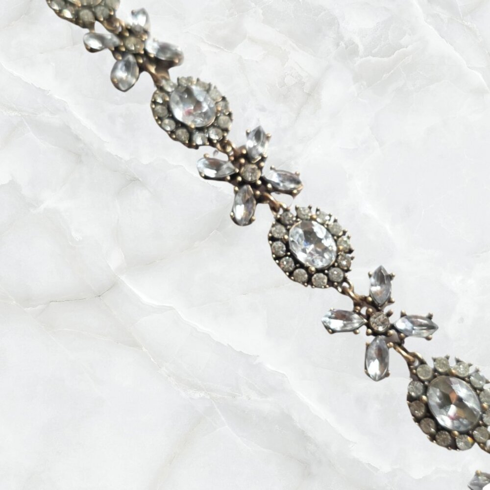 XO Rhinestone Statement Bracelet - Picture 5 of 6
